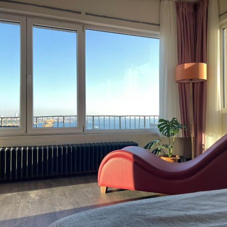 Art Loft , 270* Full Sea View In Cihangir Apartment Istanbul Bagian luar foto