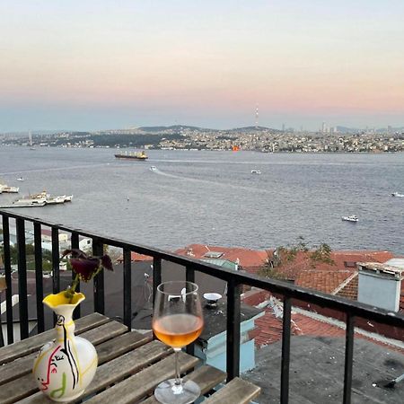 Art Loft , 270* Full Sea View In Cihangir Apartment Istanbul Bagian luar foto