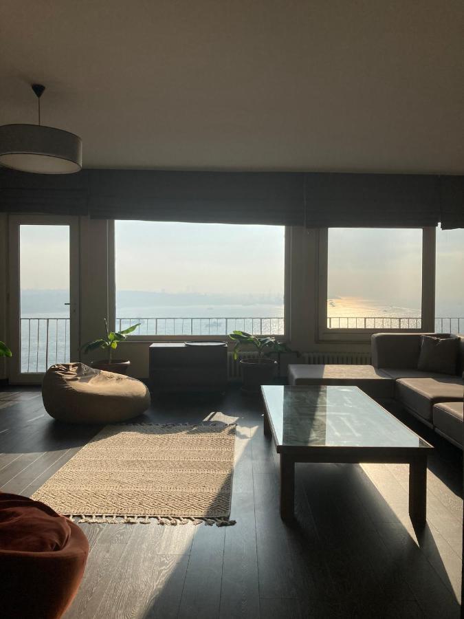 Art Loft , 270* Full Sea View In Cihangir Apartment Istanbul Bagian luar foto